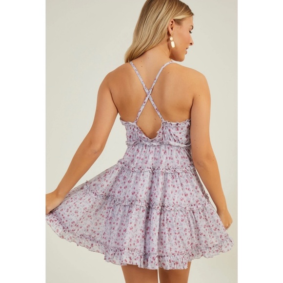 Altar’s state haven floral mesh dress NWT size small - Picture 4 of 4